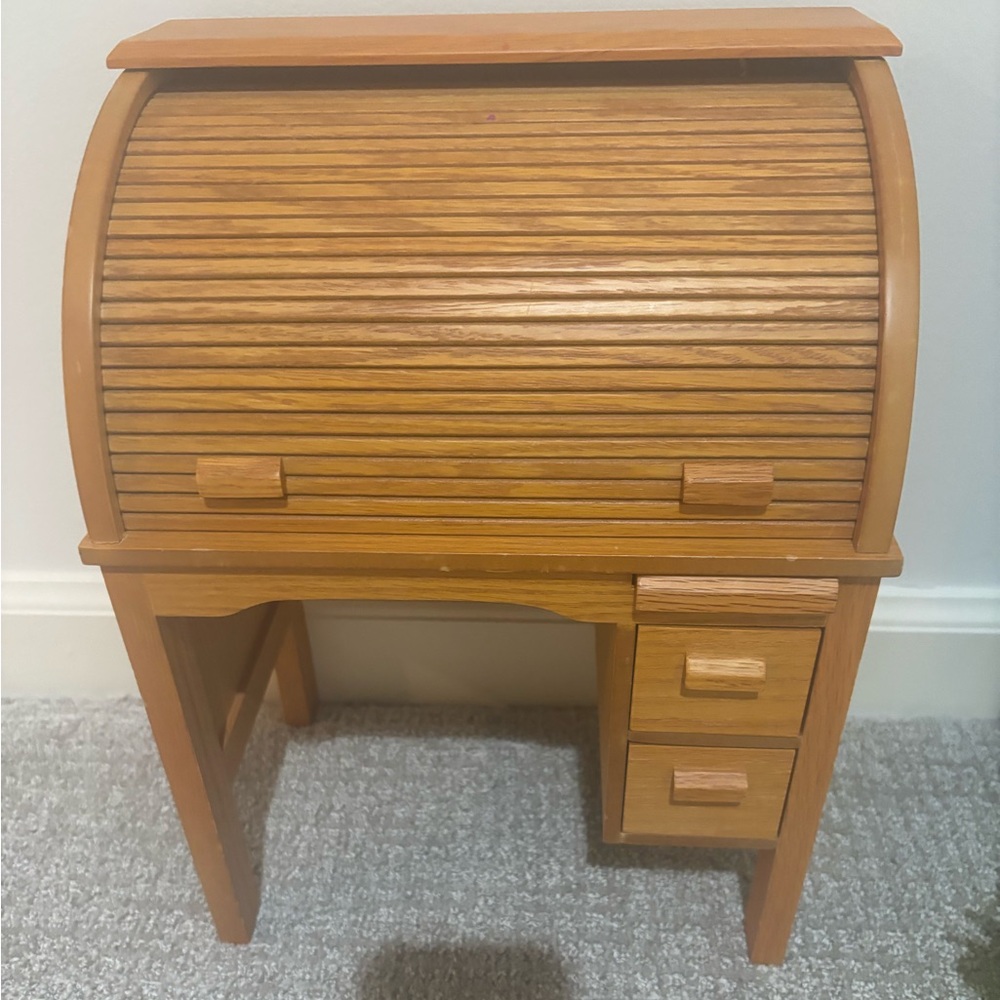 American Girl Roll Top Wooden Desk